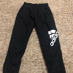 black adidas sweatpants